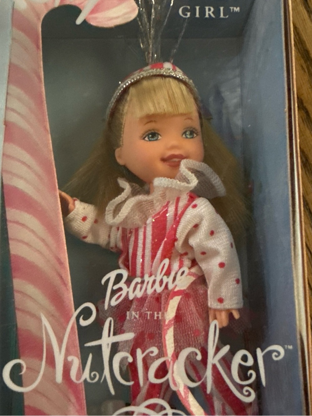Mattel Kelly Peppermint Girl Doll - Pink & White Outfit